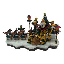 Forever Collectibles Green Bay Packers NFL Christmas Santa Diorama Figurine READ picture