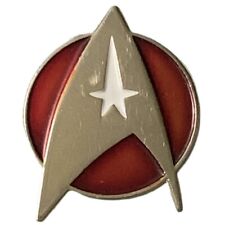 Vintage 1985 Star Trek Communicator Logo Souvenir Pin picture