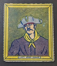 RARE 1950's Pirate Adventures Sir Captain Henry Morgan Novel Candy Card R722 #8 picture
