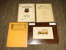 Lot of 4 Vintage Advertising Prints American Book Art 1910s picture