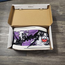 Gengar High Tops Canvas Shoes Manga Edition, New In Original Box - picture