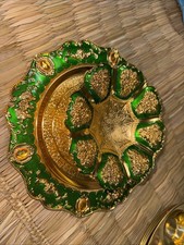 Tika Thali Set of 2 Copper Plated picture