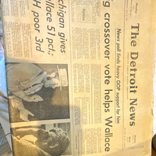 The Detroit News Newspaper May 17, 1972 99th Year No. 269 Collectible picture