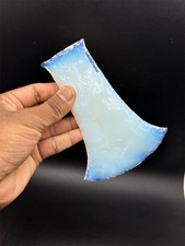 6” Handmade Opalite Axe Head Knapped Tomahawk Blade Viking Replica Stone Art Gif picture