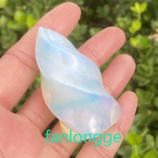 1pc Wholesale Opalite Flame spiral Quartz Crystal Reiki Healing 2.4