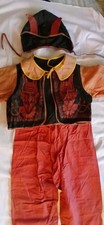 1920s Red Devil Costume Vintage Set Halloween Attire 1930s Antique Early Satan👹 picture