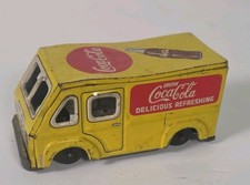 1960s Coca Cola Tin Friction Toy Delivery Truck - Japan picture