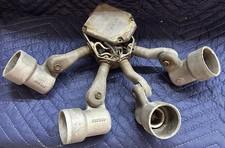 Original Vintage STEBER 4 Head Light Old GAS STATION Service Multi Position picture