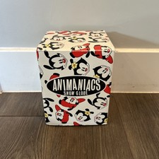 Vintage Warner Brothers Animaniacs Snow Globe 1994 Decor Glass Wood Nice picture