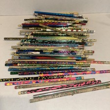 Huge Lot Of 100 Multicolor Graphic Design Pencils School Supplies Y2K 90s B4 picture