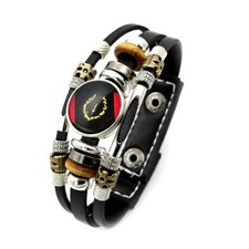 Black American Heritage Flag Bracelet - African American Flag Bracelet for Wo... picture