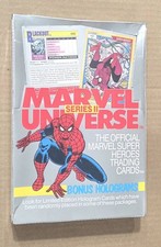 (1) Factory Sealed Trading Card Box Impel Marvel Universe 1991 Series 2 picture