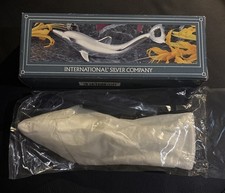 Vintage International Silver Company Dolphin Shaped Bottle Opener NIB Sealed picture