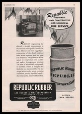 1945 Republic Youngstown Ohio Fire Department Hoses Photo Print Ad picture
