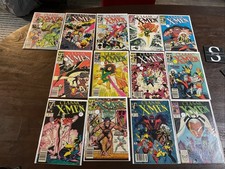 Vintage Classic X-Men Newsstand FINE-VF (Marvel 1986) Lot Of 13 (9 Newsstand) picture