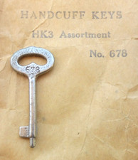 RARE Vintage Handcuffs Key #678 picture