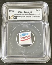 1983 Envelope Flown In Space Aboard The Space Shuttle Challenger IGC Relic picture