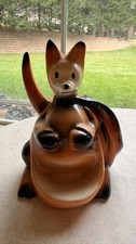 Vintage 1956 Fine Enterprises Boxing Kangaroo Dresser Caddy Valet Pulp Fiction picture