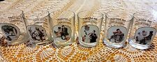 Norman Rockwell The Saturday Evening Post Glassware Drinking Glasses set of 6 picture