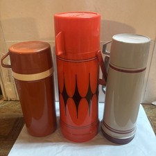 Lot of 3 Vintage Thermoses Aladdin/ Thermos picture
