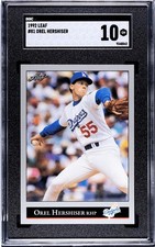 1992 Leaf #81 Orel Hershiser SGC 10 (SC-1) picture