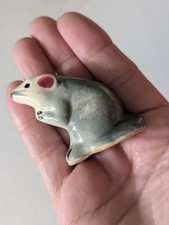 Vintage Ceramic Mouse Salt Pepper Shaker Japan Anthropomorphic Mid Century Retro picture