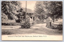 Antique New York Postcard Bedford Station State Reformatory 1910 picture