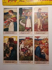 1899 German Stollwerck Chocolade From the Country Set of 6 Cards Group 125 picture