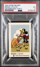 Minnie & Pluto 1964 Disneybilder Onumerade Type 2 PSA 3 VG RARE PSA POP 1 of 1 picture