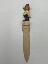 Vintage, Anri 1950's Wooden Purdue University Boilermakers Letter Opener Rare picture