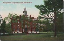 Postcard Hulings Hall Allegheny College Meadville PA  picture