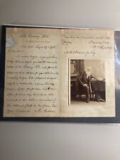 William Cullen Bryant - 1874 Autographed Letter Signed - The Evening Post JSA picture