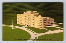 Minot ND-North Dakota, John Moses Veterans Memorial Hospital, Vintage Postcard picture