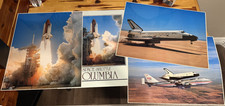 Vintage NASA Columbia Space Shuttle 16x20 Impact Photography Prints Lot of 4 picture