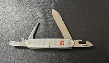Wenger SOLDIER Swiss Army Knife - Alox - Silver - 93mm - 1996 picture