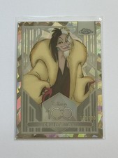 2023 Topps Chrome Disney 100 Cruella de Vil 100 Year Diamond Refractor /100 picture