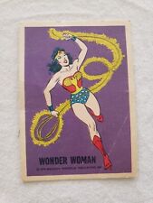 1974 Wonder Bread WONDER WOMAN Trading Card DC Comics picture