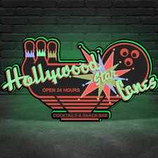 Hollywood Star Lanes Topper Print Lightbox The Big Lebowski for Pinball Machine picture
