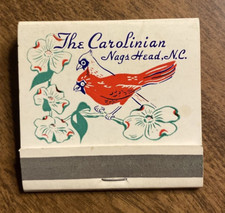 Vintage The Carolinian Nags Head North Carolina Hotel Advertising Matchbook MA1a picture