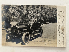 RPPC -DOLSON AUTO CUP WINNER AT LOS ANGELES SHOW 1906 Postcard picture