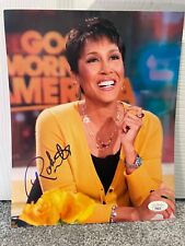 Robin Roberts signed JSA COA 8x10 GMA Good Morning America ABC news anchor bas  picture
