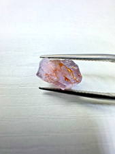 Sapphire *rare* peach purple clean faceting rough gemstone Tanzania 4.63 carats picture