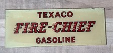 Texaco Fire Chief Gasoline Gas Pump Ad Glass picture