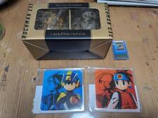 Mega Man Rockman Exe Advanced Collection Privilege Set (Glass,Coaster,Key chain) picture