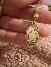 Rare Vintage Gold Tone Winnie The Pooh Bear Clip Charm Keys/ Bag picture