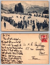 Villars Gymkhana Sur Glace France Postcard picture