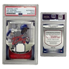 2011 Topps Pro Debut Materials #DG Dee Gordon PSA AUTO Authentic picture