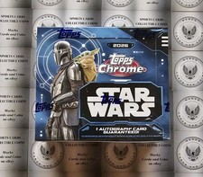 2026 Topps Chrome Star Wars Hobby Box - 1 Auto per Box picture