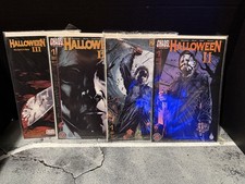 Chaos Comics Halloween II #1 and #III three variant covers Horror Sci-Fi Color picture