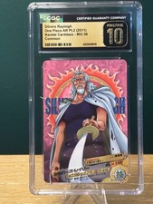 2011 Bandai Carddass One Piece AR Pt.2 Silvers Rayleigh #02-36 Japanese CGC 10 picture